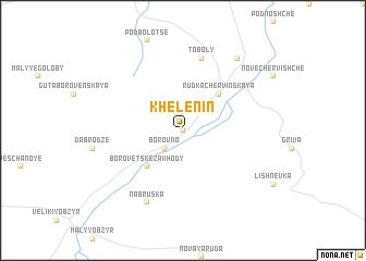 map of Khelenin