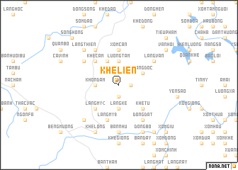 map of Khê Liên