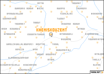 map of Khemis Kouzemt