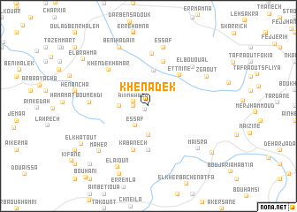map of Khenadek