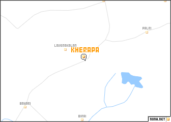 map of Kherāpa