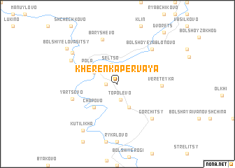 map of Kherenka Pervaya