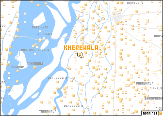 map of Kherewāla