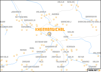 map of Khermandī Chāl