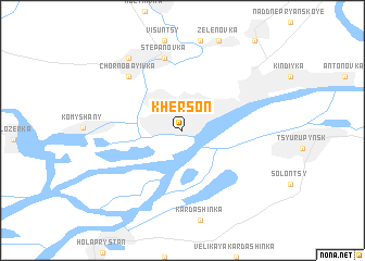 map of Kherson