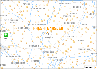 map of Khesht-e Masjed