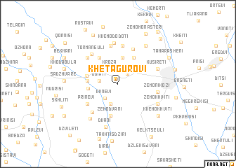 map of Khetʼagurovi