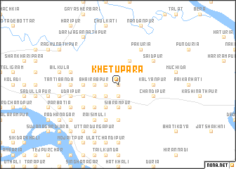 map of Khetupāra