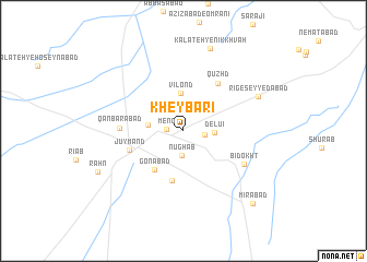 map of Kheybarī