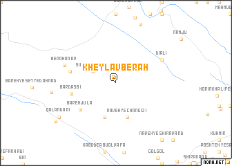 map of Kheylāv Berah