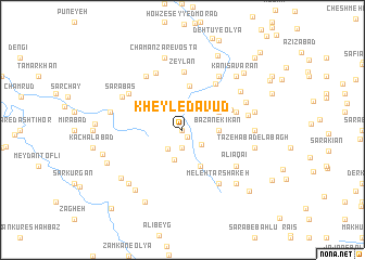 map of Kheyl-e Dāvūd