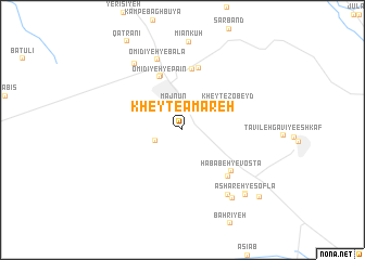 map of Kheyţ-e ‘Amāreh