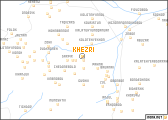 map of Khezrī