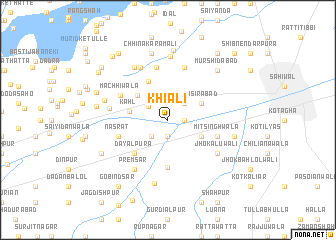 map of Khiāli