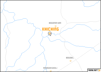 map of Khiching