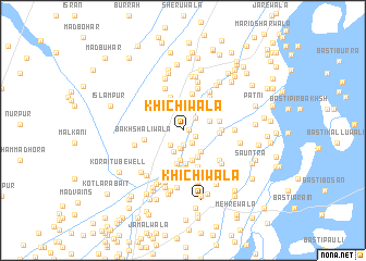 map of Khichiwāla