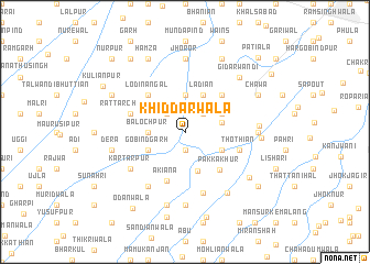 map of Khiddarwāla