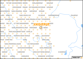 map of Khidirpur
