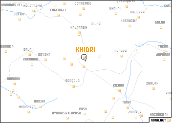 map of Khiḑrī
