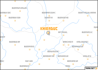 map of Khiêm Ðức