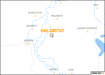 map of Khilgantuy