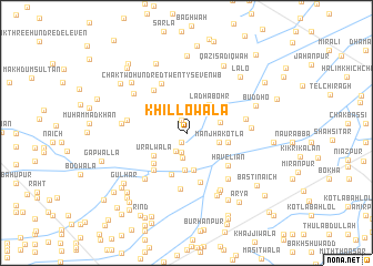 map of Khillowāla
