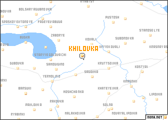 map of Khilovka