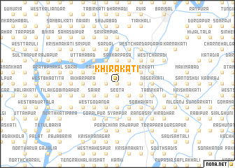 map of Khirākāti