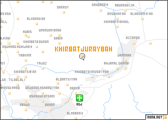 map of Khirbat Juraybah