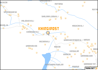 map of Khirgi Post