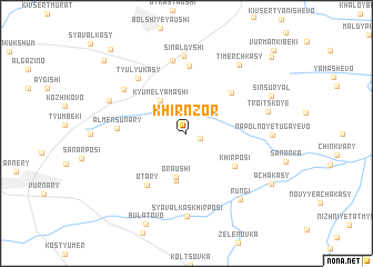 map of Khirnzor