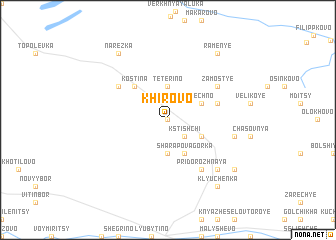 map of Khirovo