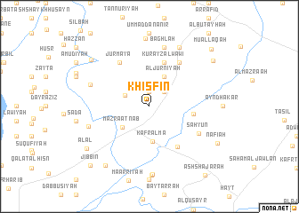 map of Khisfīn