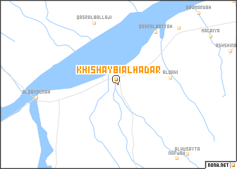 map of Khishaybī al Ḩaḑar