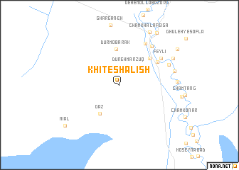 map of Khīţ-e Shalīsh