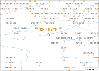 map of Khitreyki