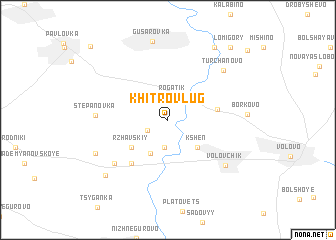 map of Khitrov Lug