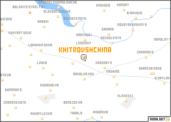 map of Khitrovshchina