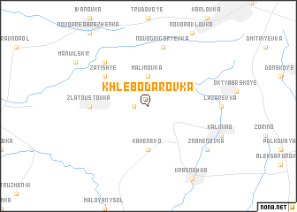 map of Khlebodarovka