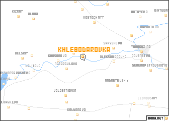 map of Khlebodarovka