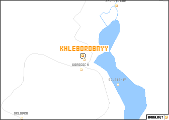 map of Khleborobnyy