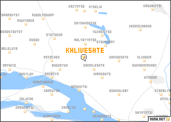 map of Khliveshte