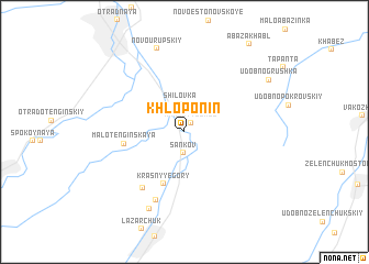 map of Khloponin