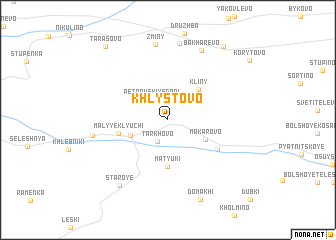 map of Khlystovo