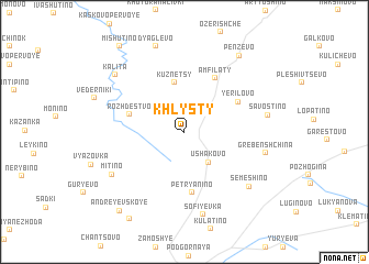 map of Khlysty