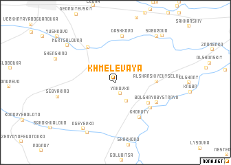 map of Khmelëvaya