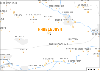 map of Khmelëvaya