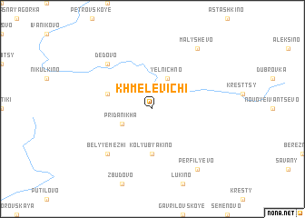 map of Khmelevichi