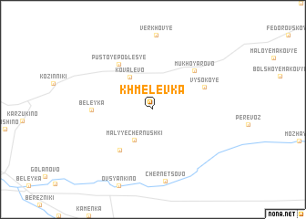 map of Khmelëvka