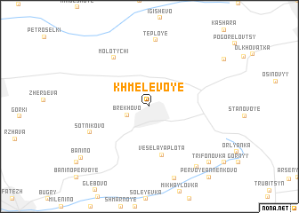 map of Khmelevoye